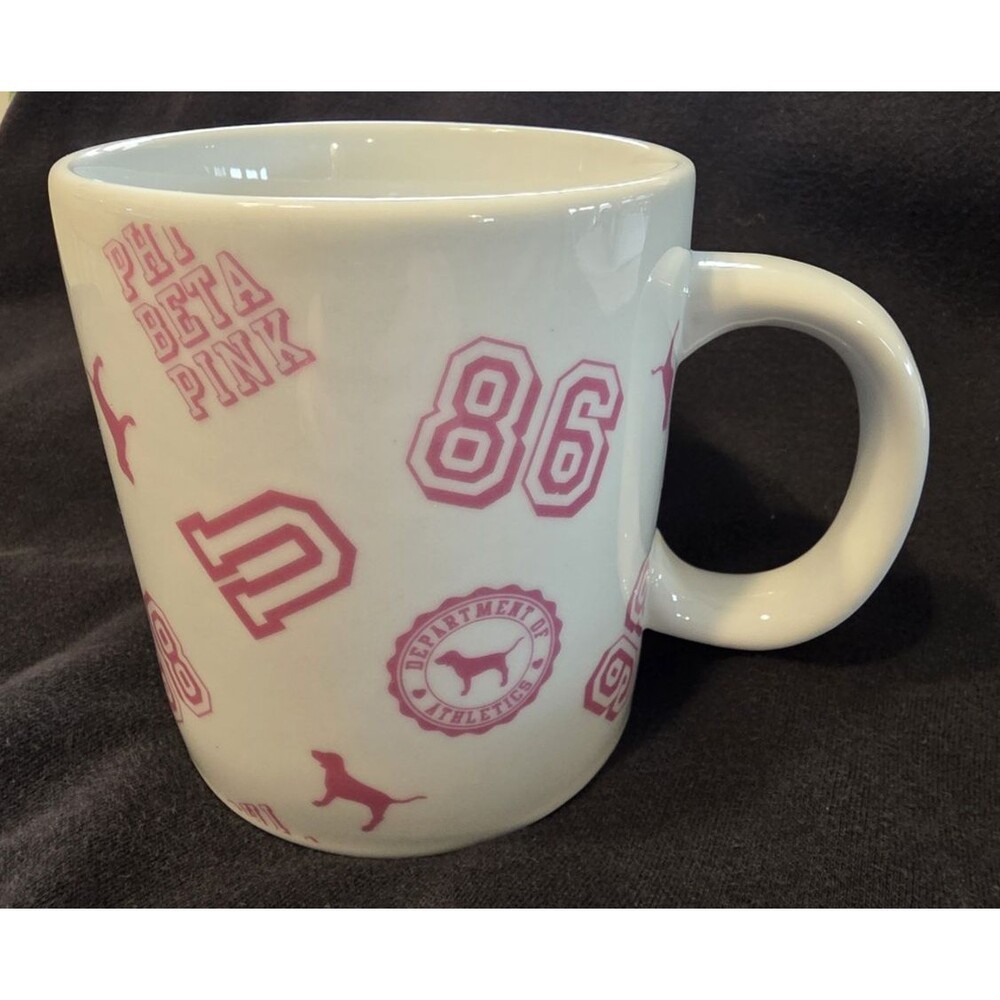Victoria's Secret PINK College University Pink Mug Oversized 20 oz